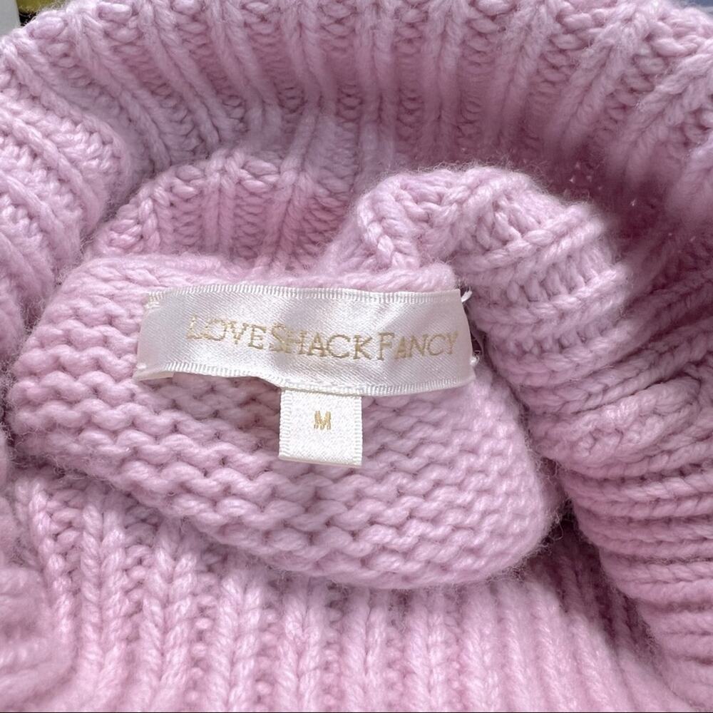 LoveShackFancy Allan Patchwork Turtleneck Sweater… - image 12